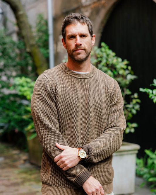 Fisherman Sweater - Brown