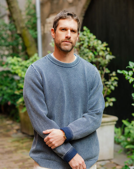 Fisherman Sweater - Navy
