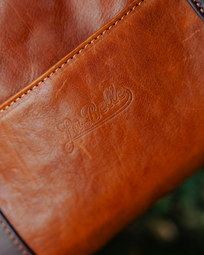 Italian Leather Overnight Bag - Hand Washed