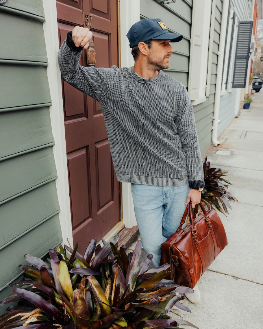 Fisherman Sweater - Charcoal