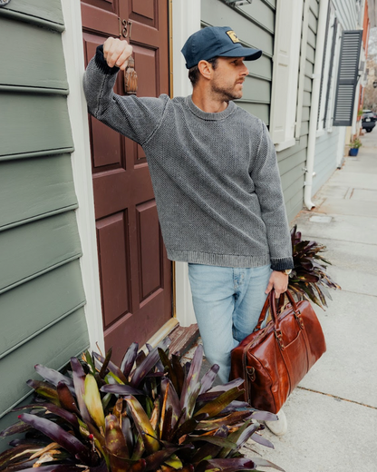 Fisherman Sweater - Charcoal