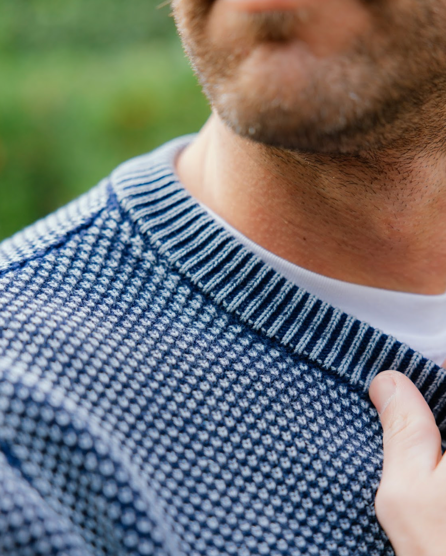 Fisherman Sweater - Navy